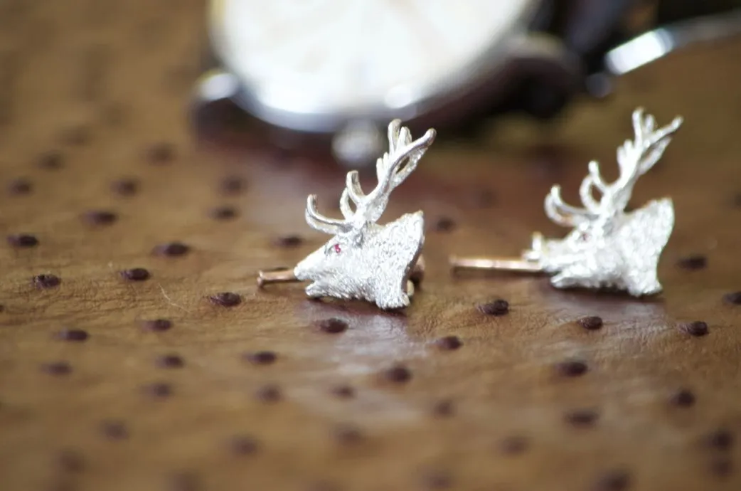 Roaring Stag Cufflinks