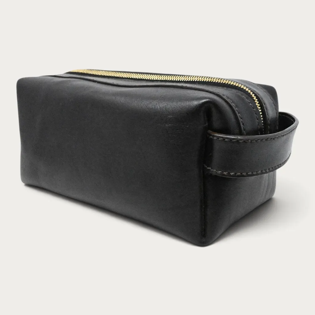 Northumberland Leather Wash Bag
