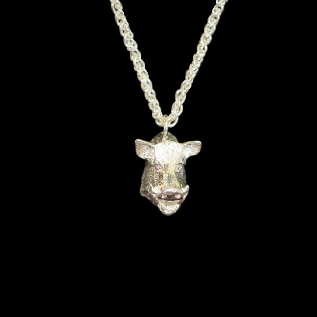 Boars Head Necklace