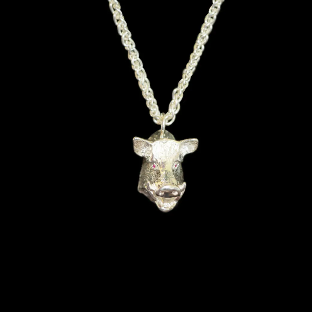 Boars Head Necklace