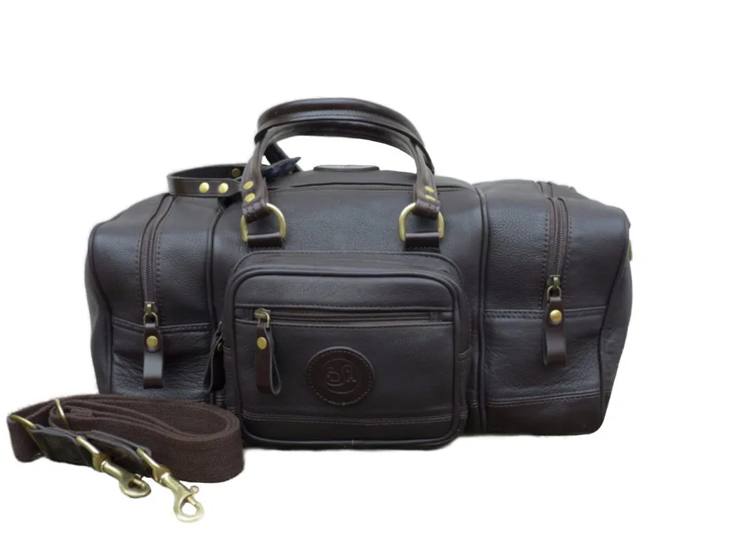Shooting Bag, dark brown, designed for clay pigeon shooting