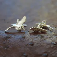 Jinking Woodcock and Bracken Cufflinks