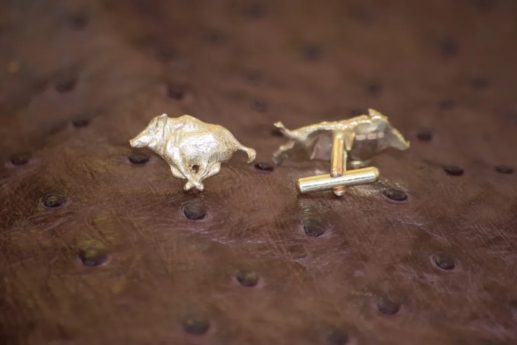 Wild Boar Cufflinks