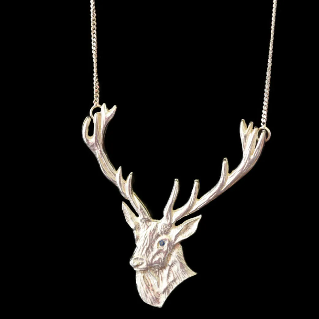 Stags Head Necklace