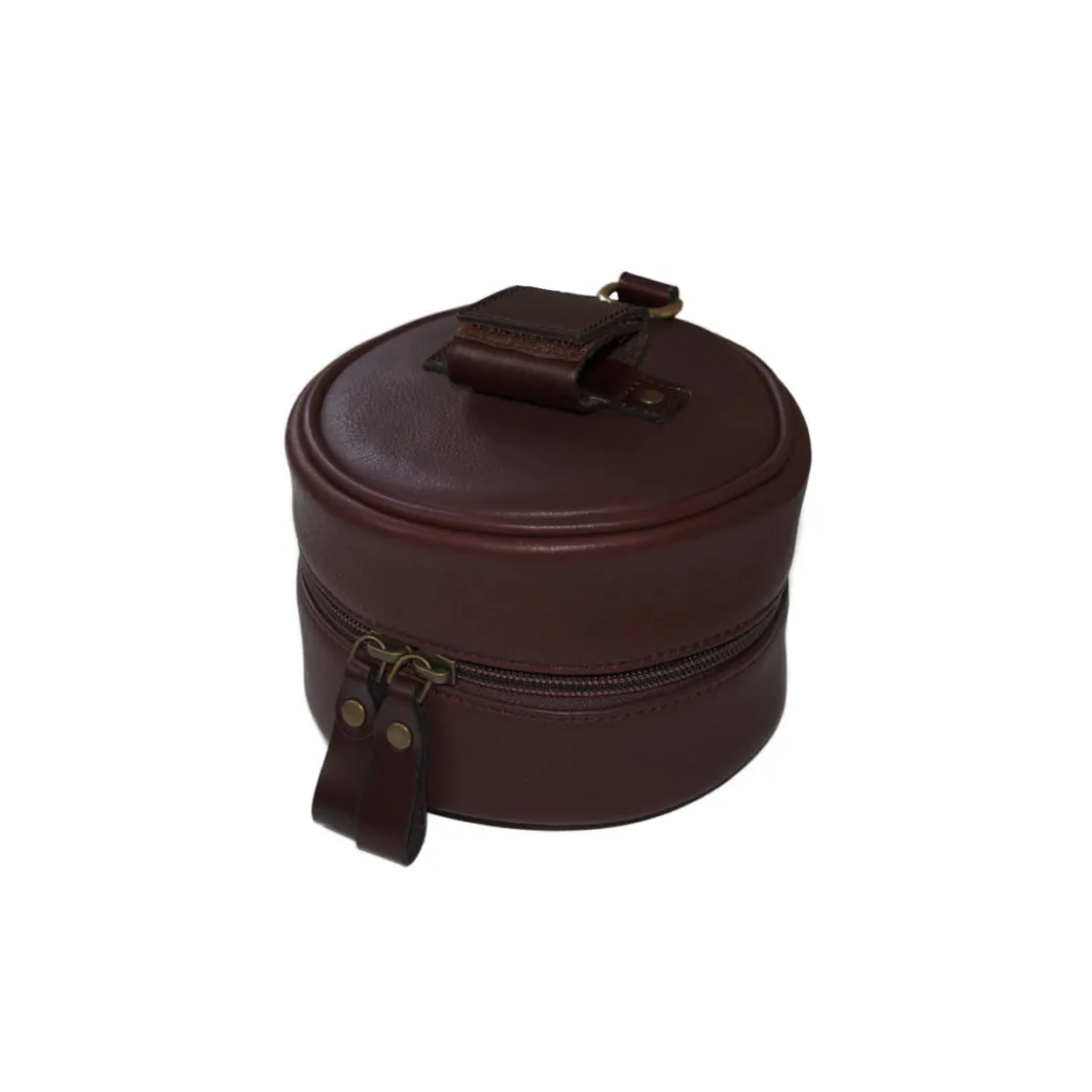 Leather Ear Defender Case Oxblood