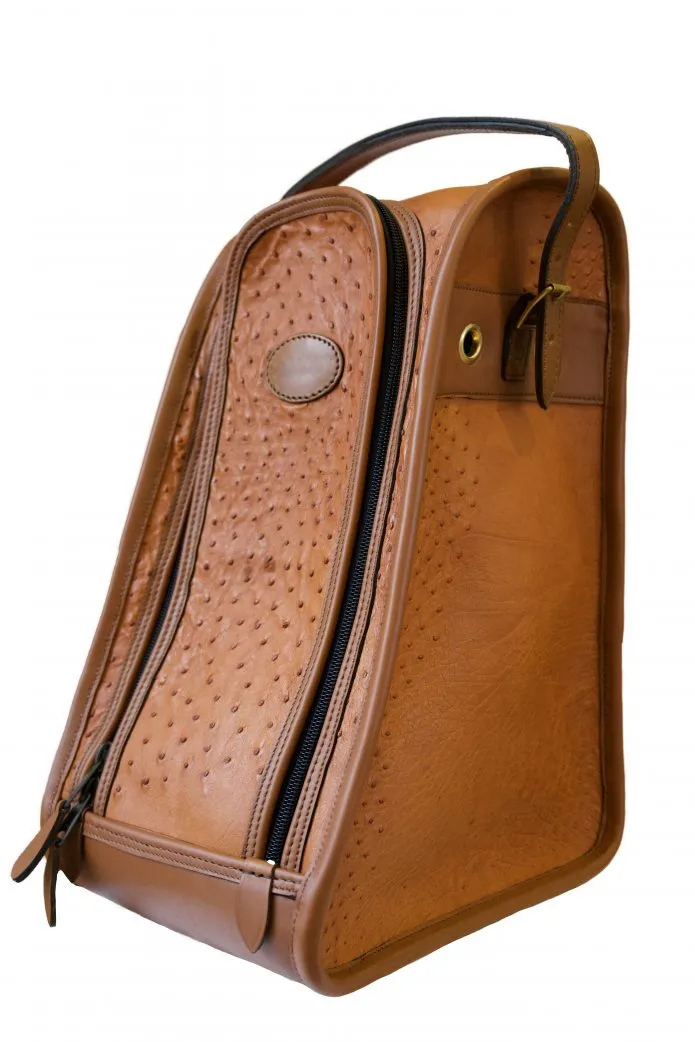 Ostrich Boot Bag