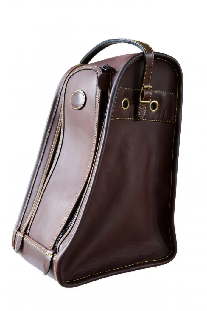 Cow hide Boot Bag