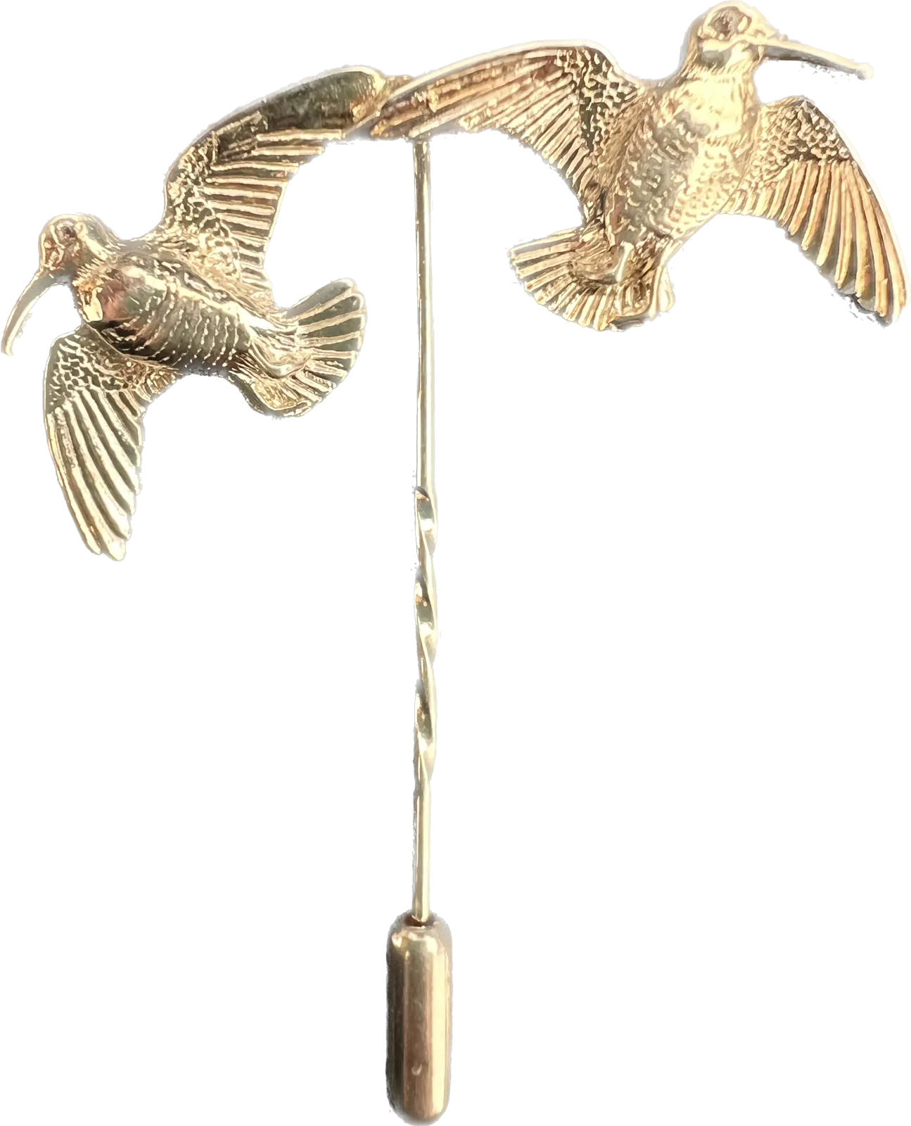 Double Woodcock Lapel Pin