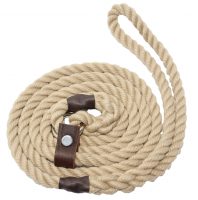 Coiled 8mm Rope Dog Slip Lead