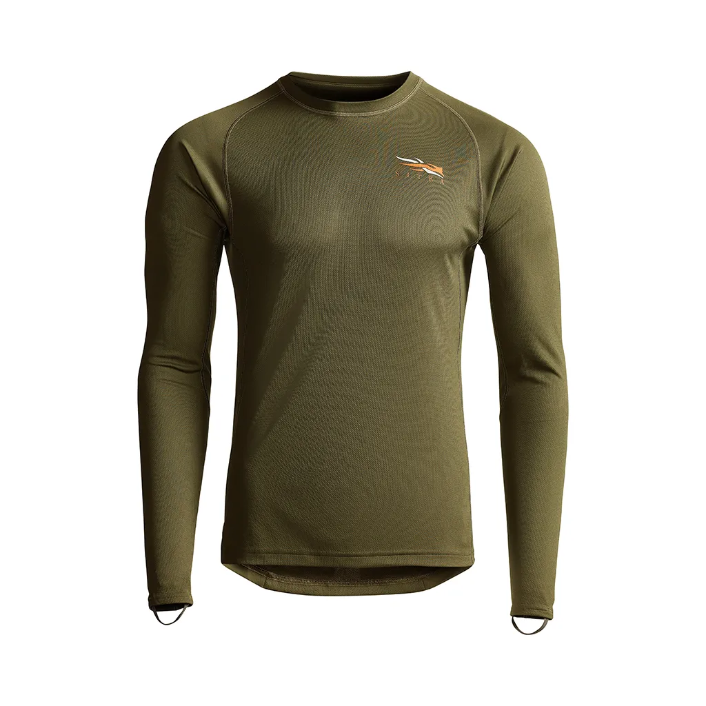Sitka CORE Long Sleeve Lt Wt Crew in Pyrite